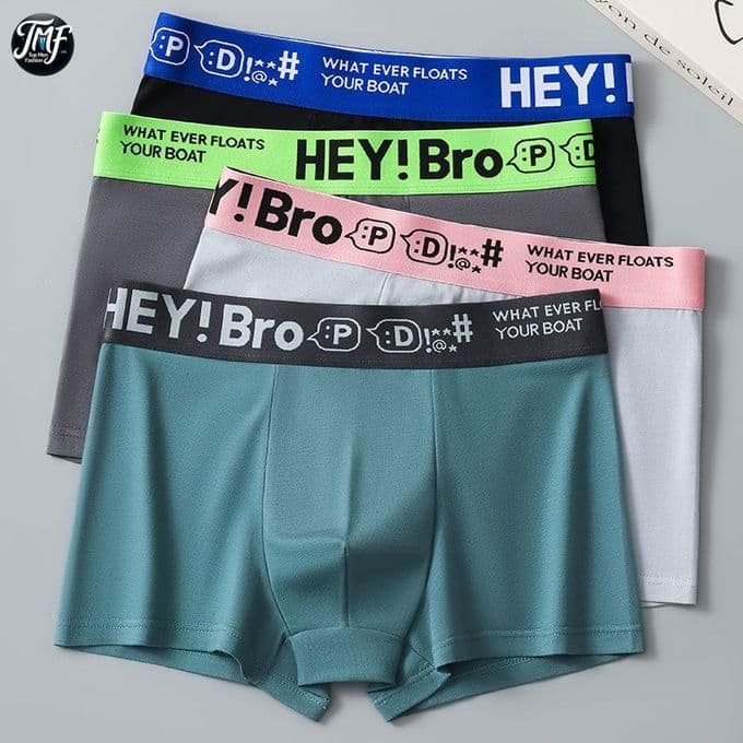 TMF 4pcs Men’s Boxer Briefs – Multicolors